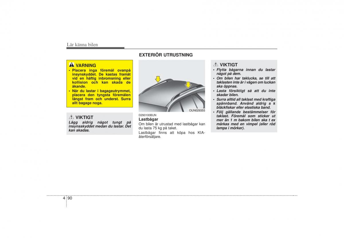 KIA Carens II 2 instruktionsbok / page 159