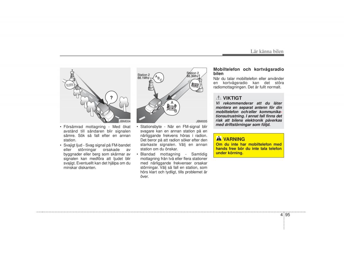 KIA Carens II 2 instruktionsbok / page 164