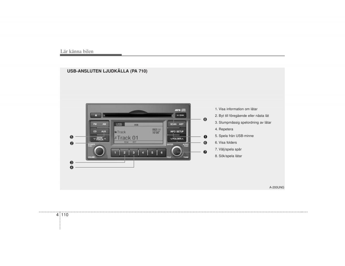 KIA Carens II 2 instruktionsbok / page 179