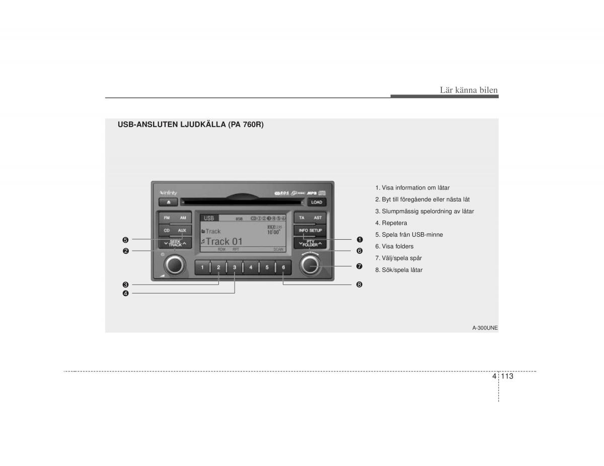 KIA Carens II 2 instruktionsbok / page 182