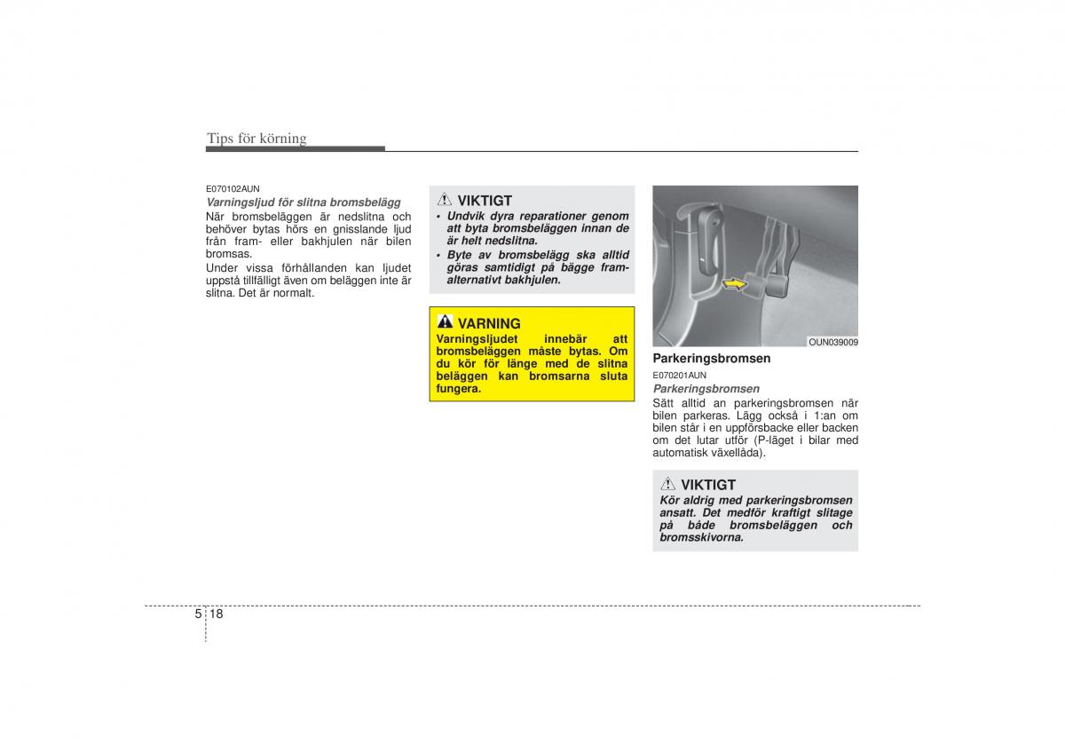 KIA Carens II 2 instruktionsbok / page 207