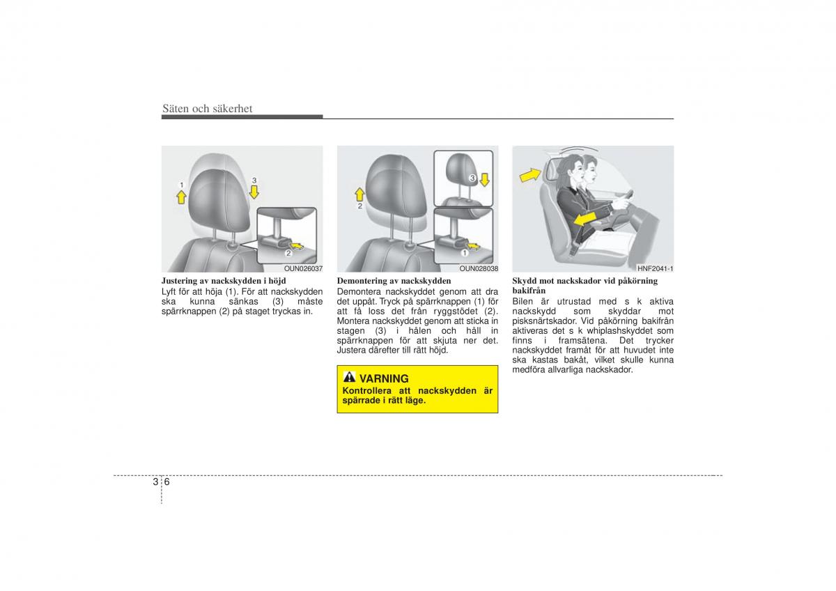 KIA Carens II 2 instruktionsbok / page 24