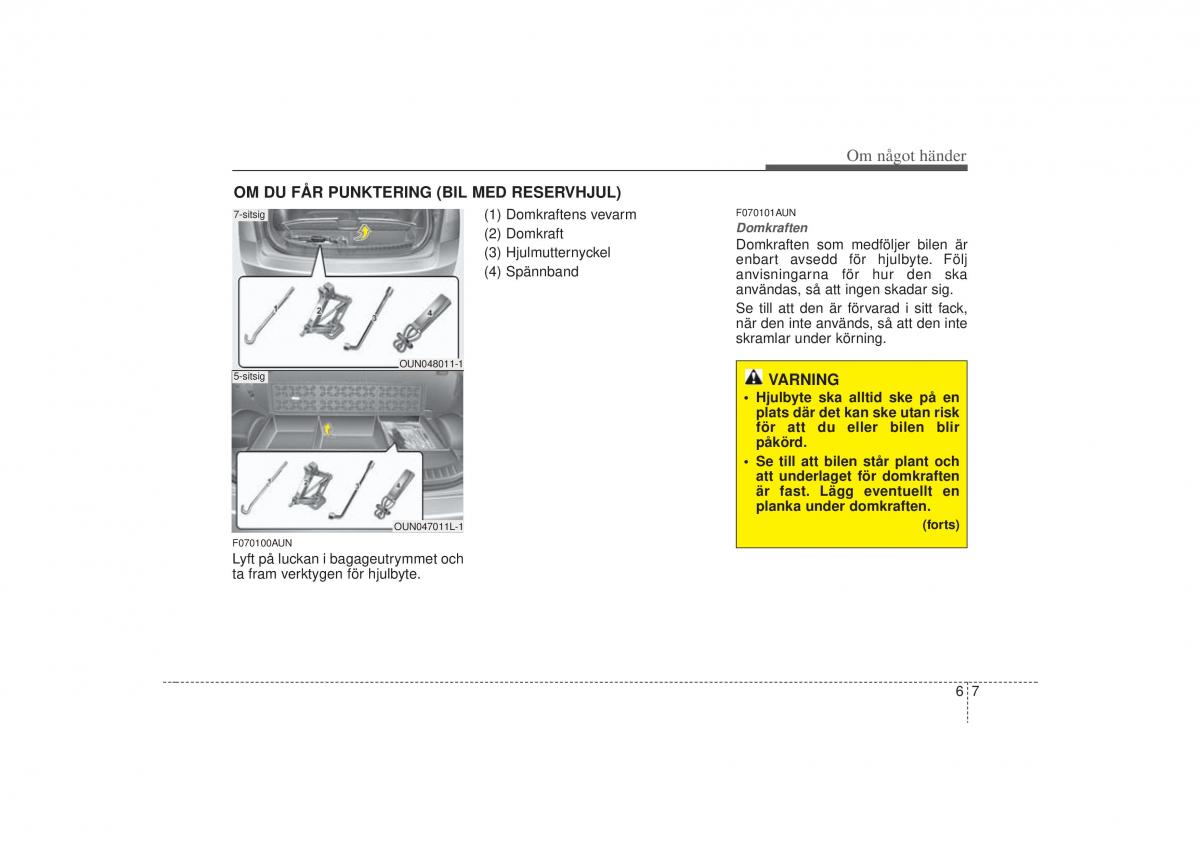 KIA Carens II 2 instruktionsbok / page 243