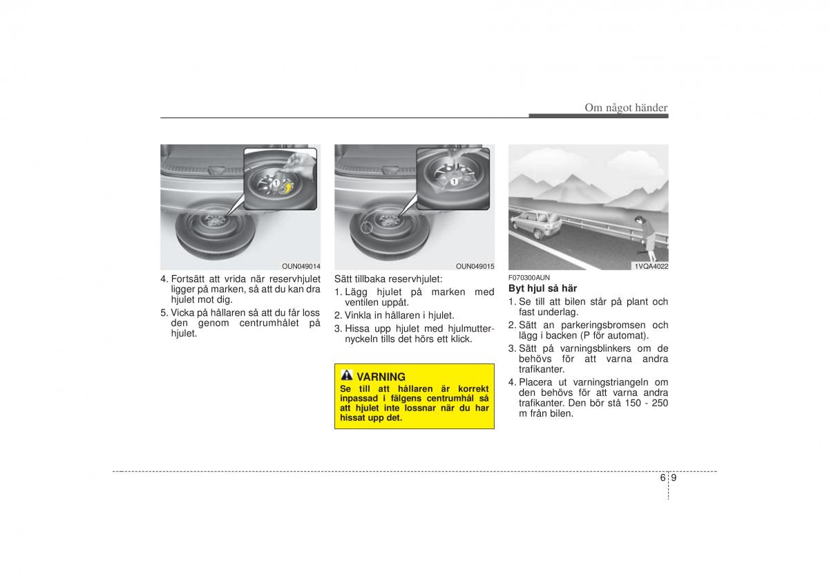 KIA Carens II 2 instruktionsbok / page 245