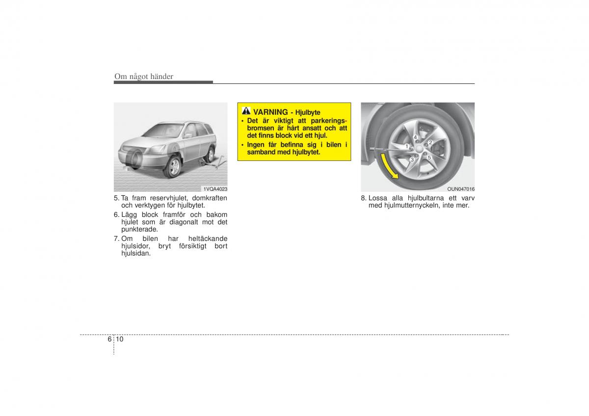 KIA Carens II 2 instruktionsbok / page 246