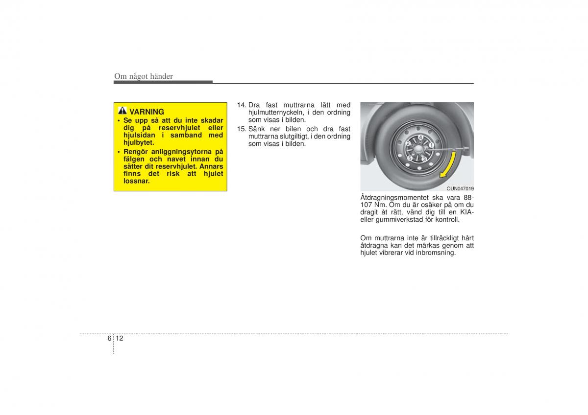 KIA Carens II 2 instruktionsbok / page 248