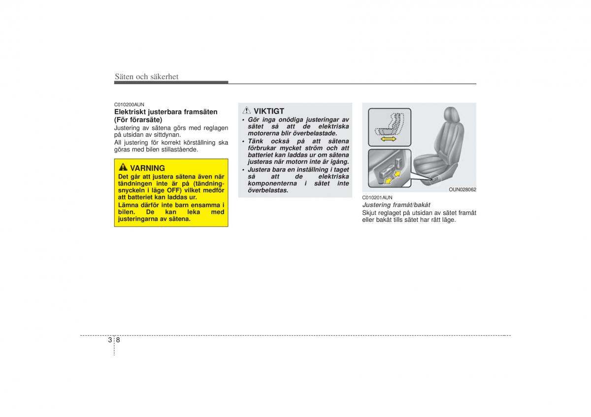 KIA Carens II 2 instruktionsbok / page 26