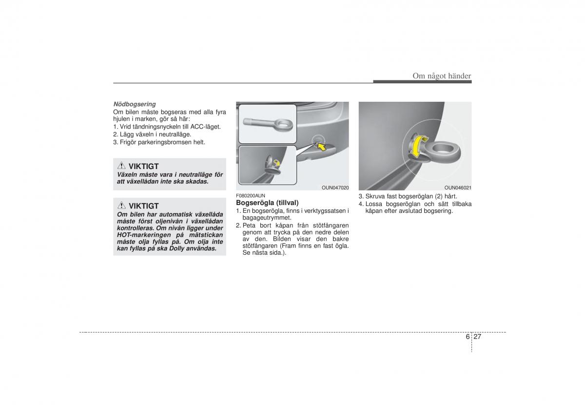 KIA Carens II 2 instruktionsbok / page 263