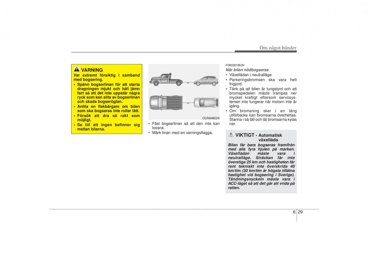 KIA Carens II 2 instruktionsbok / page 265