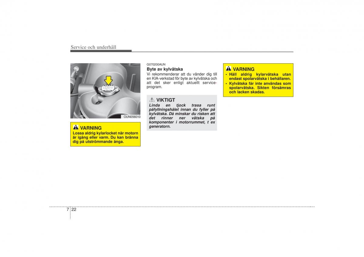 KIA Carens II 2 instruktionsbok / page 288