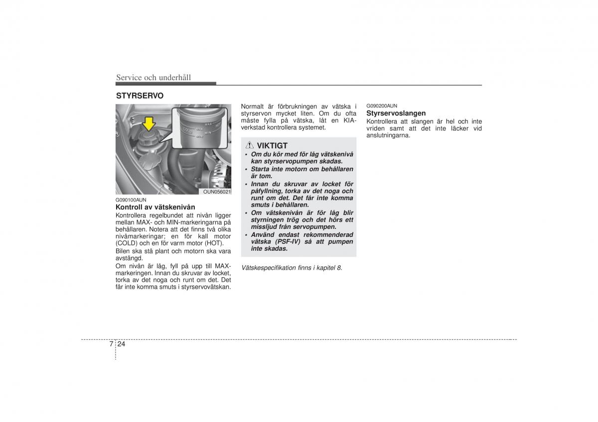 KIA Carens II 2 instruktionsbok / page 290