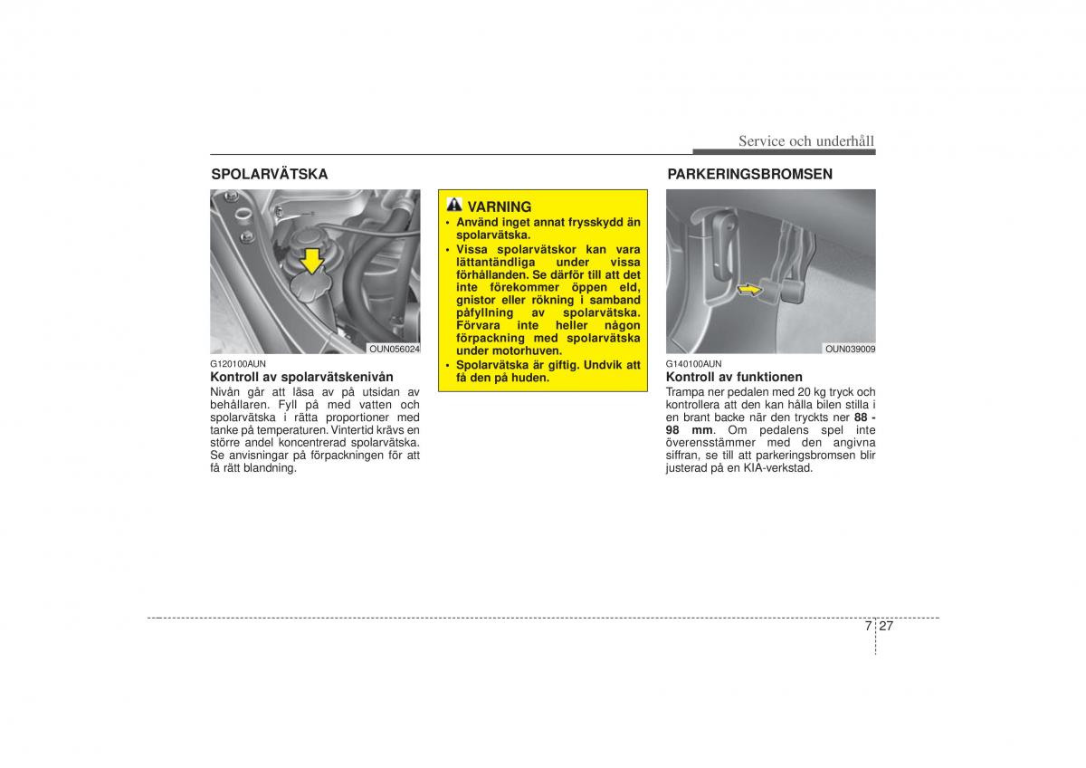 KIA Carens II 2 instruktionsbok / page 293