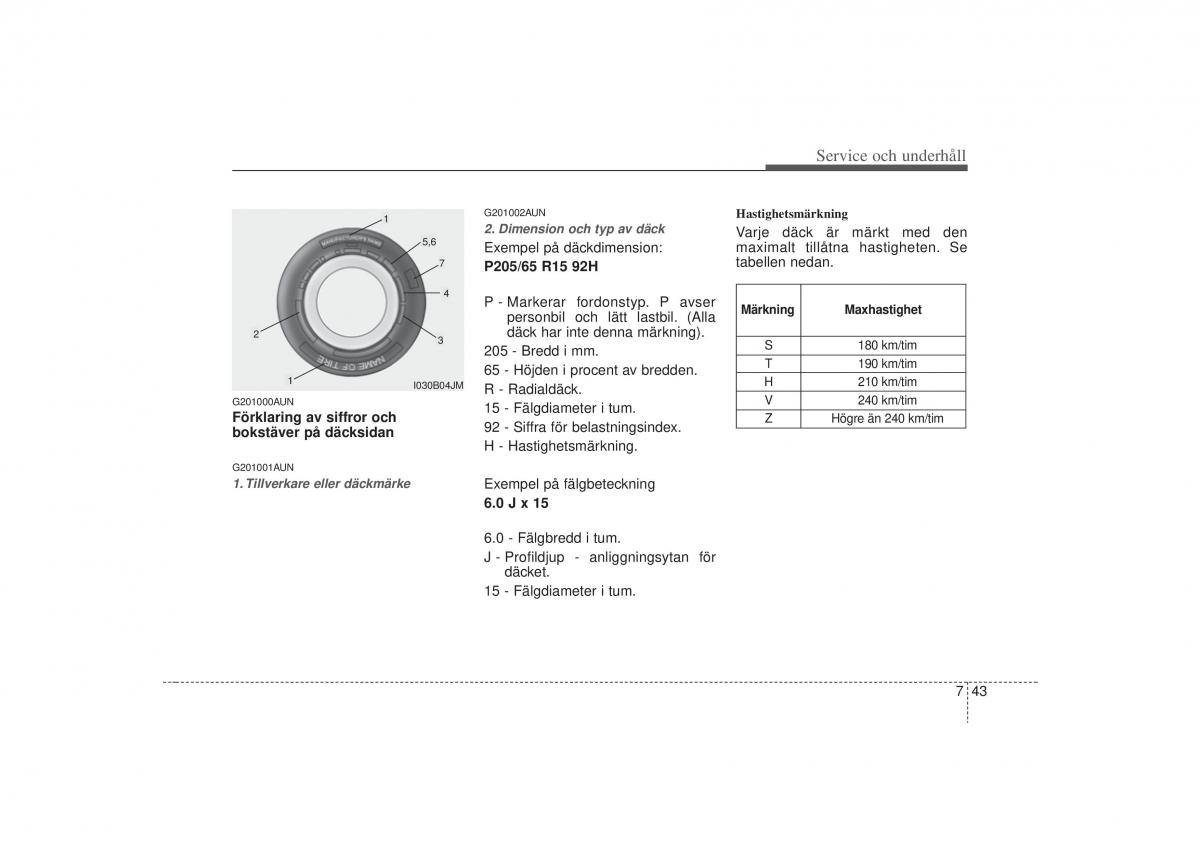 KIA Carens II 2 instruktionsbok / page 309