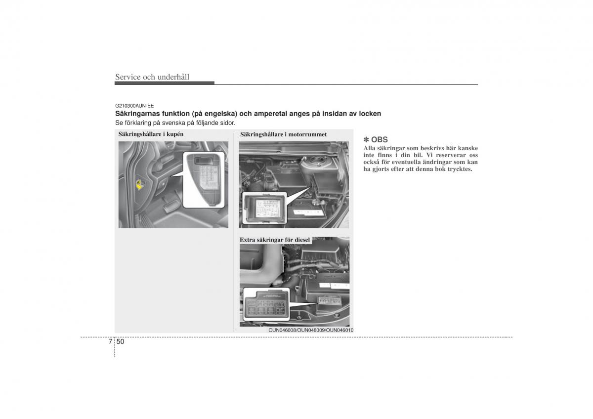 KIA Carens II 2 instruktionsbok / page 316