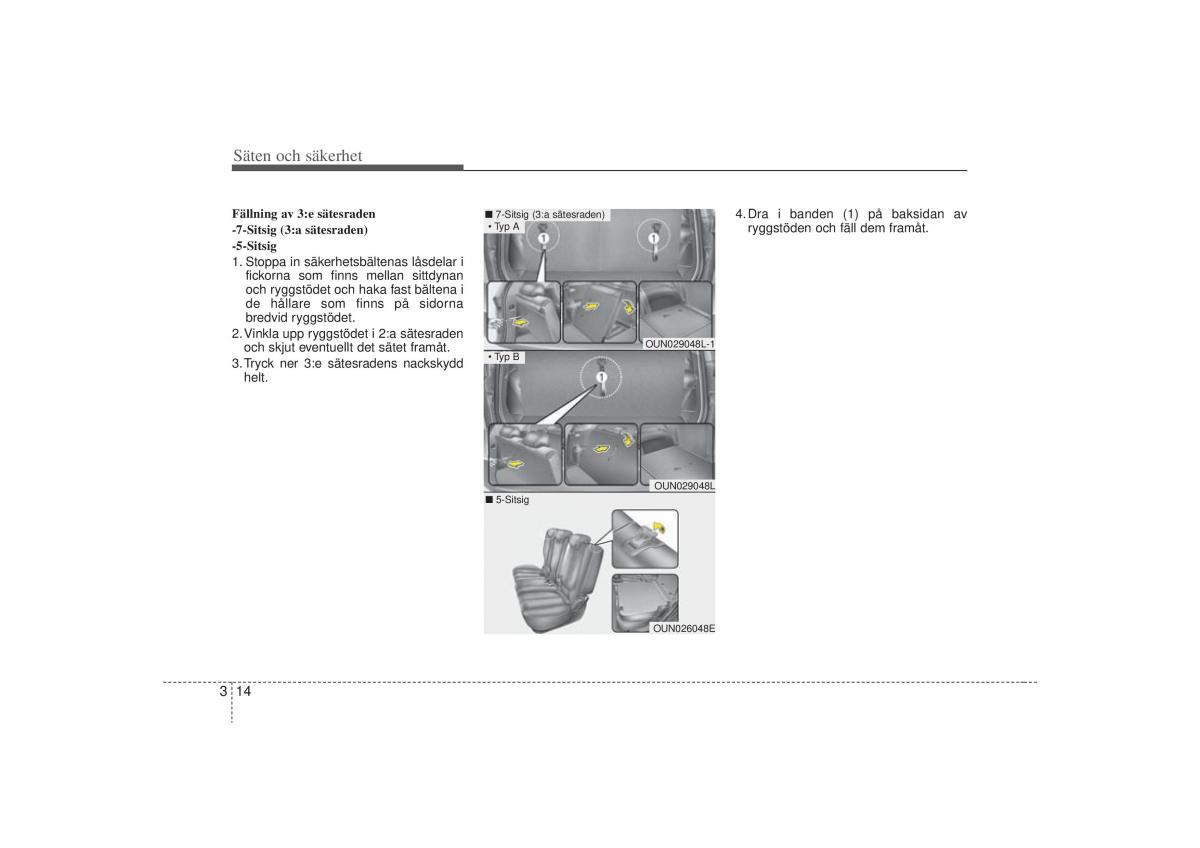 KIA Carens II 2 instruktionsbok / page 32