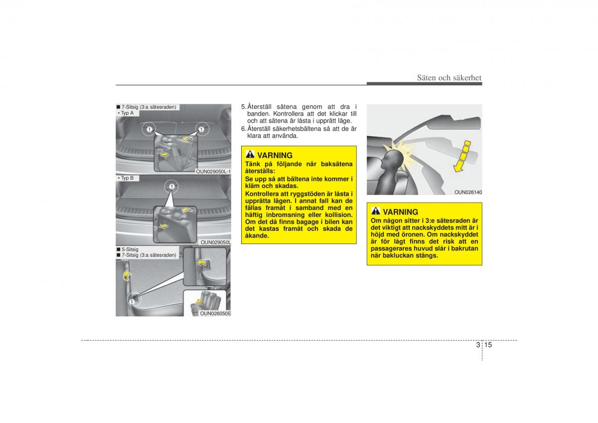 KIA Carens II 2 instruktionsbok / page 33