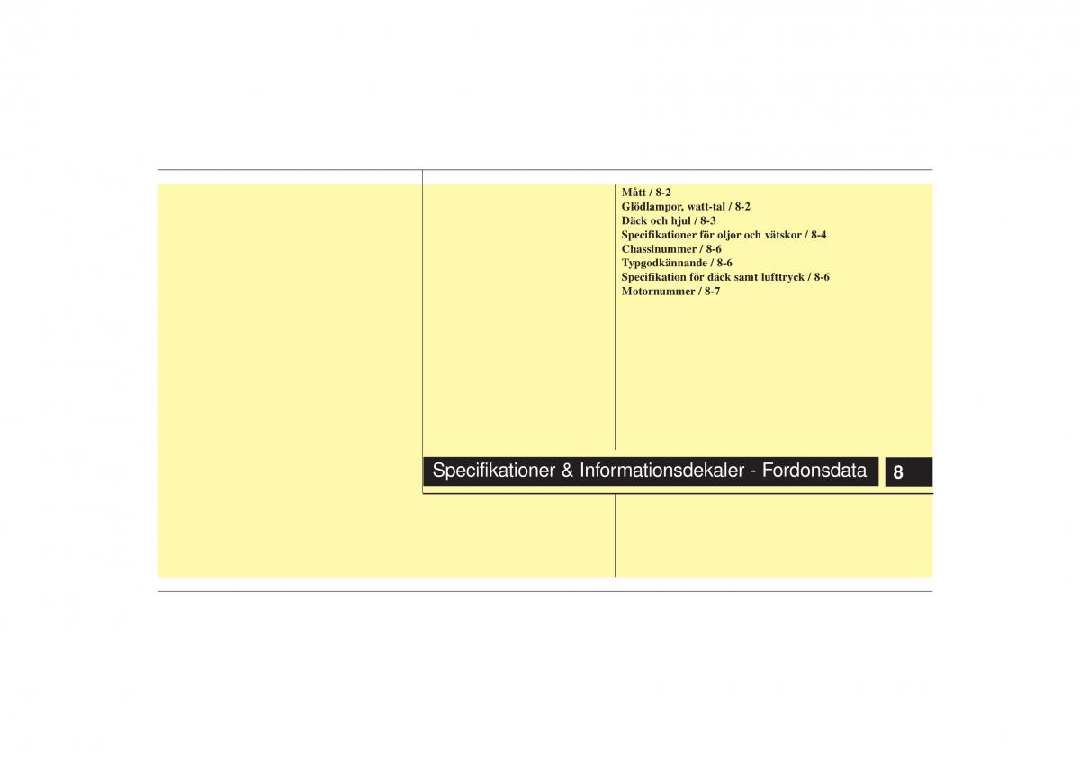 KIA Carens II 2 instruktionsbok / page 337