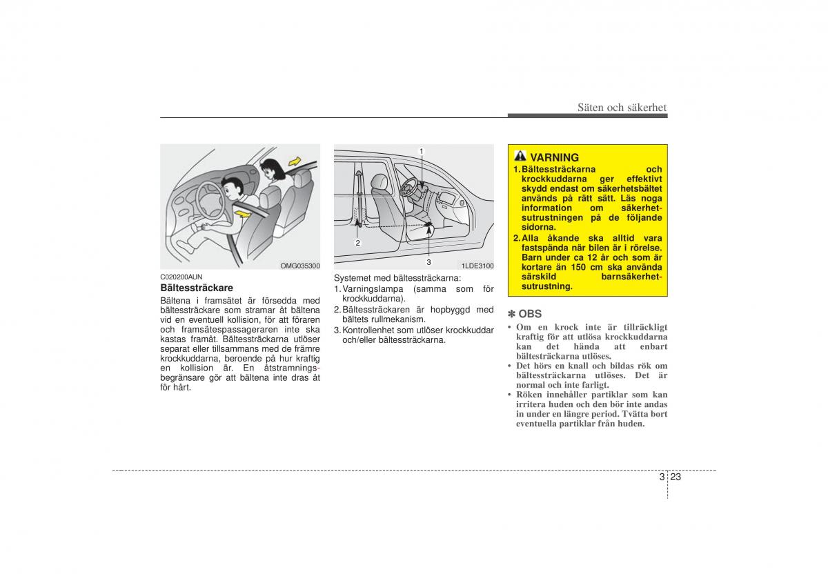 KIA Carens II 2 instruktionsbok / page 41