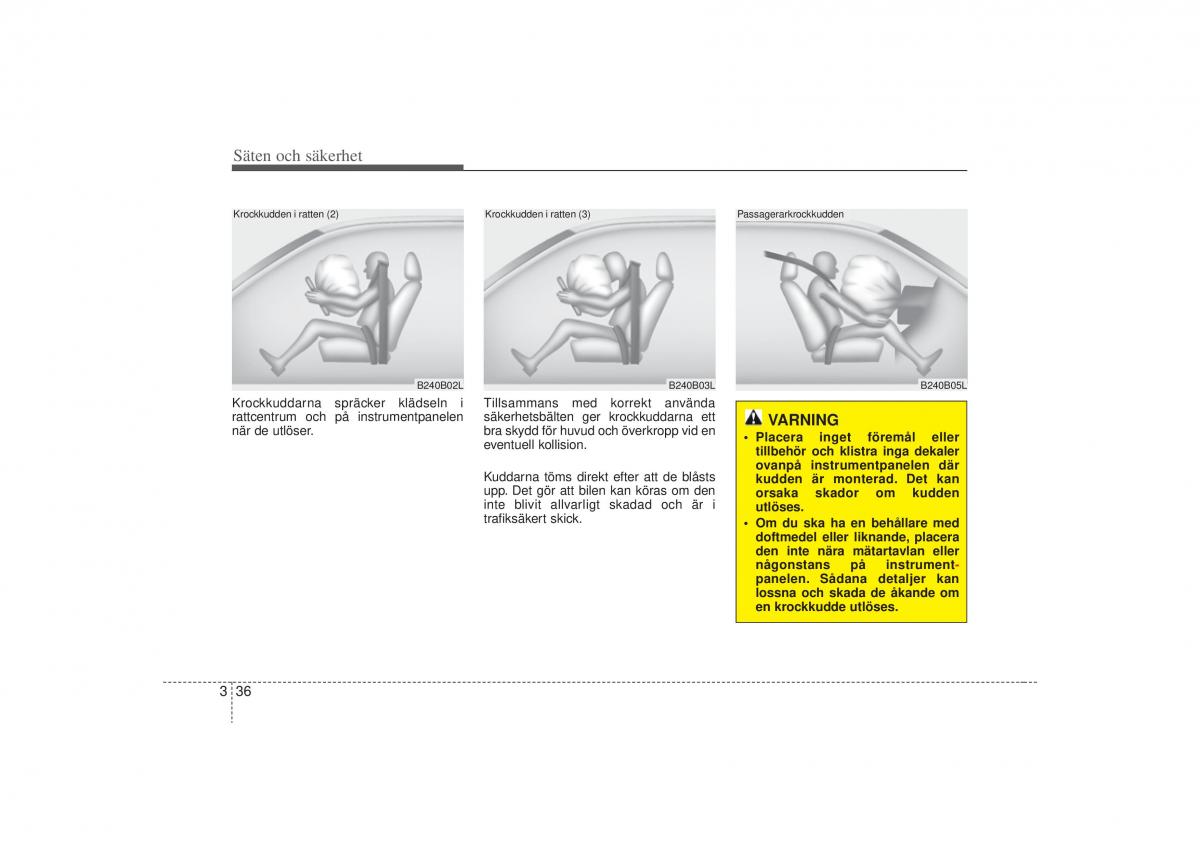 KIA Carens II 2 instruktionsbok / page 54