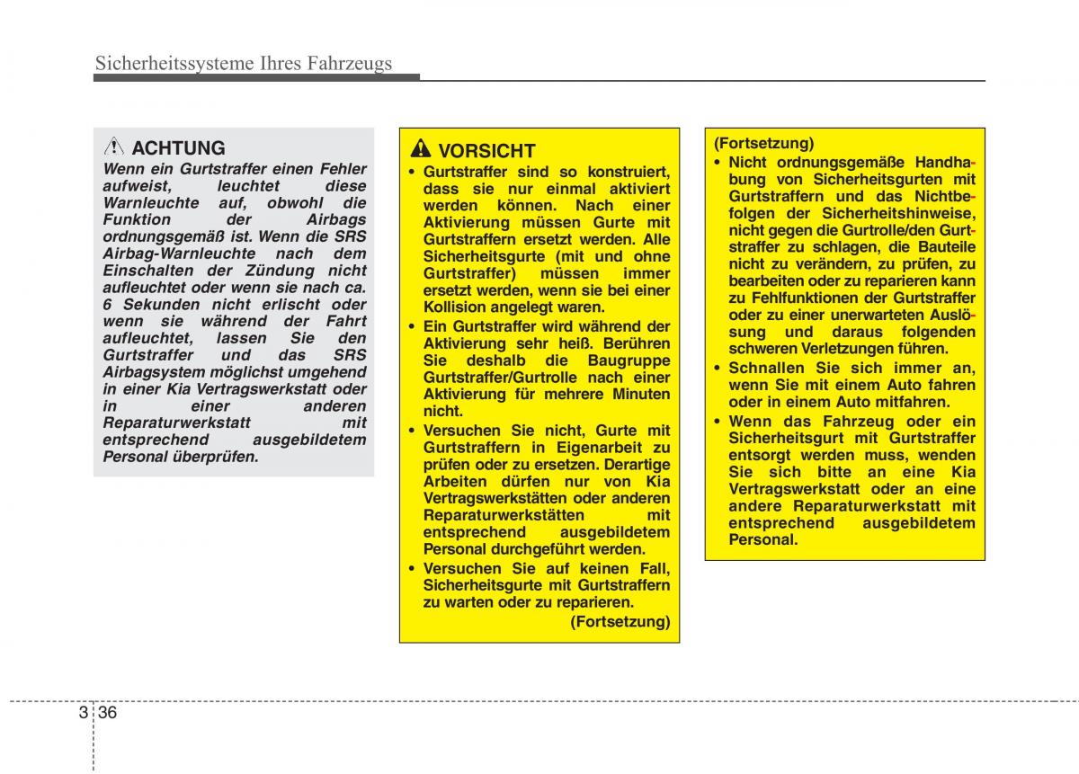 KIA Carens III 3 Handbuch / page 55