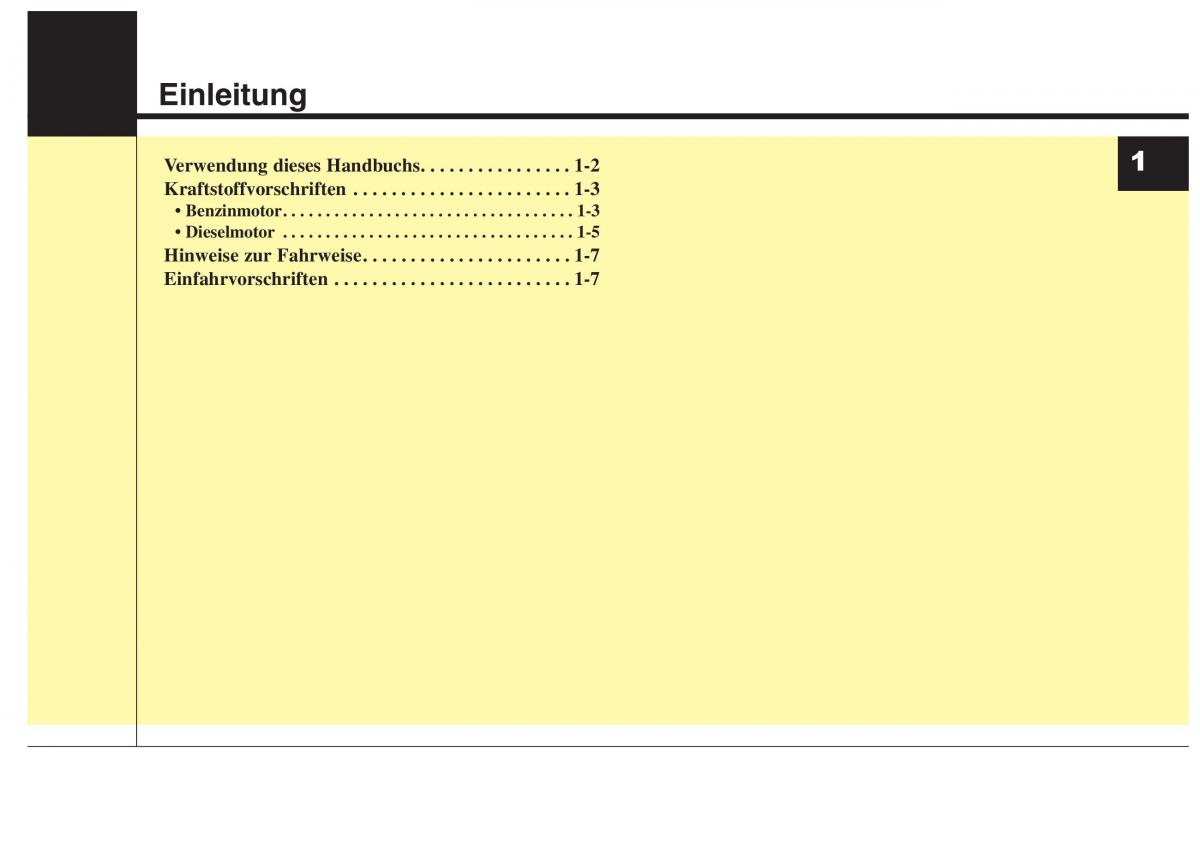 KIA Carens III 3 Handbuch / page 6