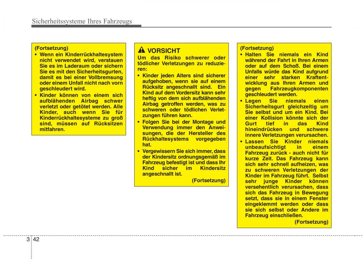 KIA Carens III 3 Handbuch / page 61