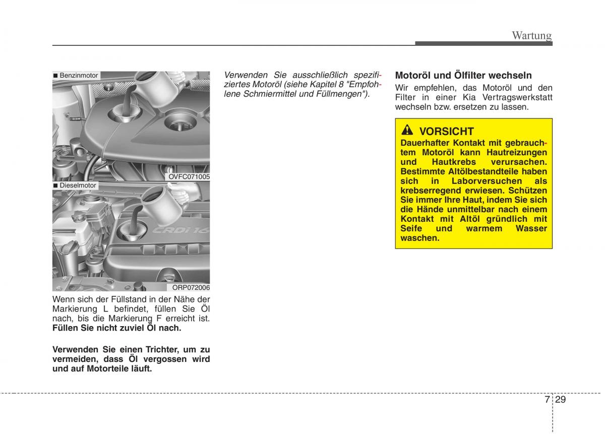 KIA Carens III 3 Handbuch / page 617