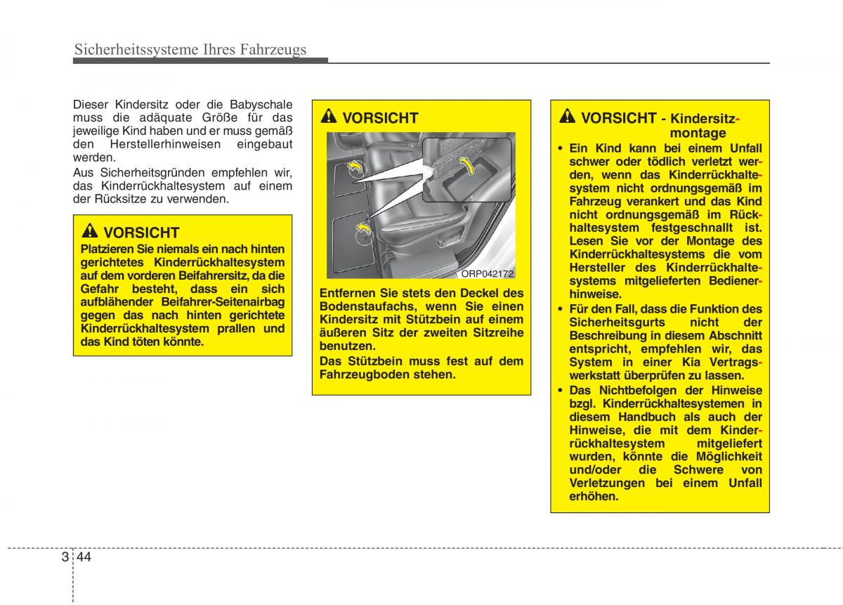 KIA Carens III 3 Handbuch / page 63