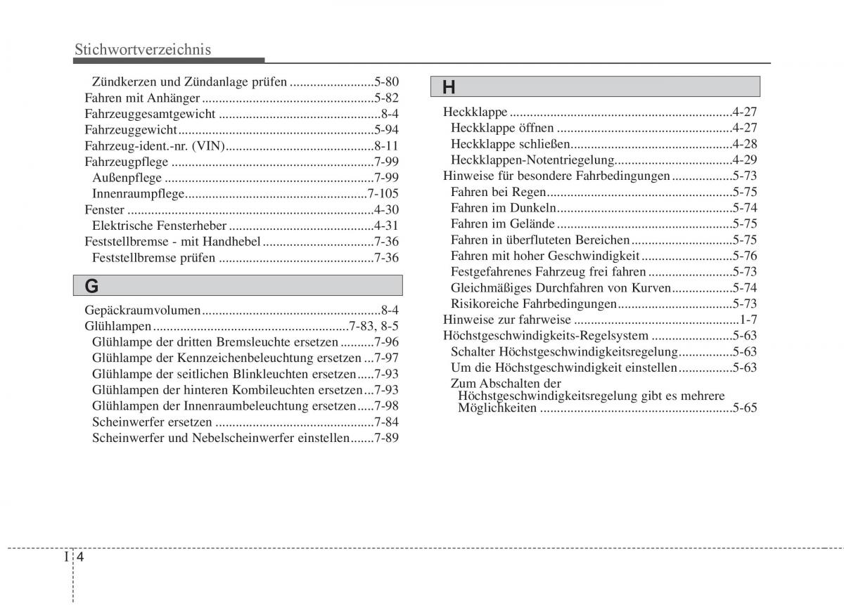 KIA Carens III 3 Handbuch / page 716