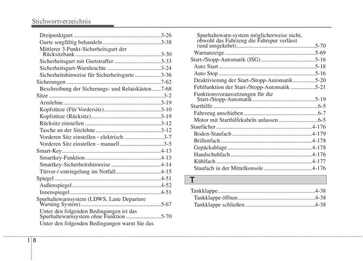 KIA Carens III 3 Handbuch / page 720