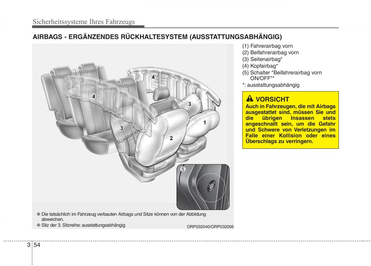 KIA Carens III 3 Handbuch / page 73