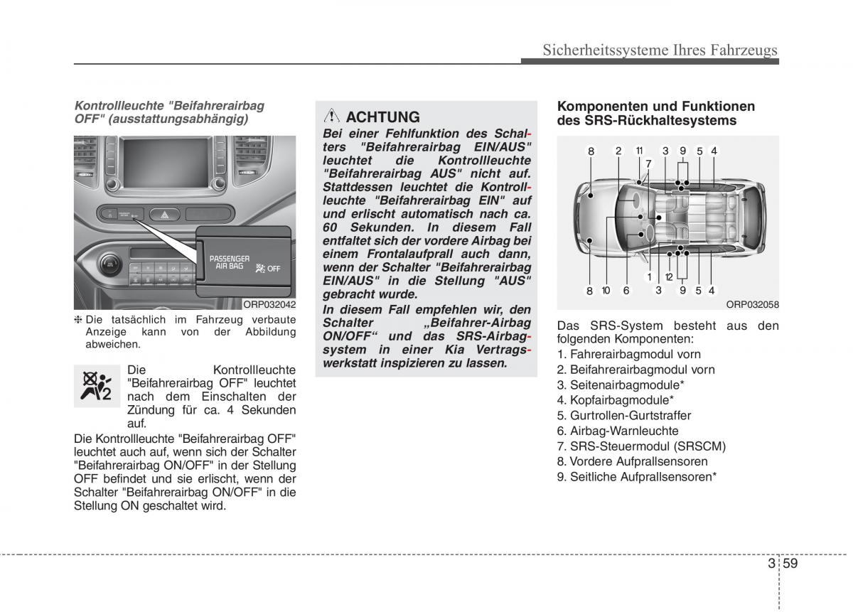 KIA Carens III 3 Handbuch / page 78