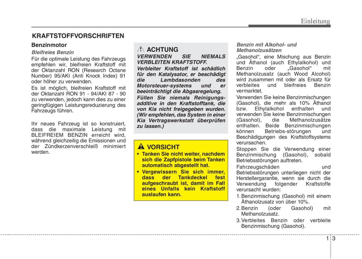 KIA Carens III 3 Handbuch / page 8