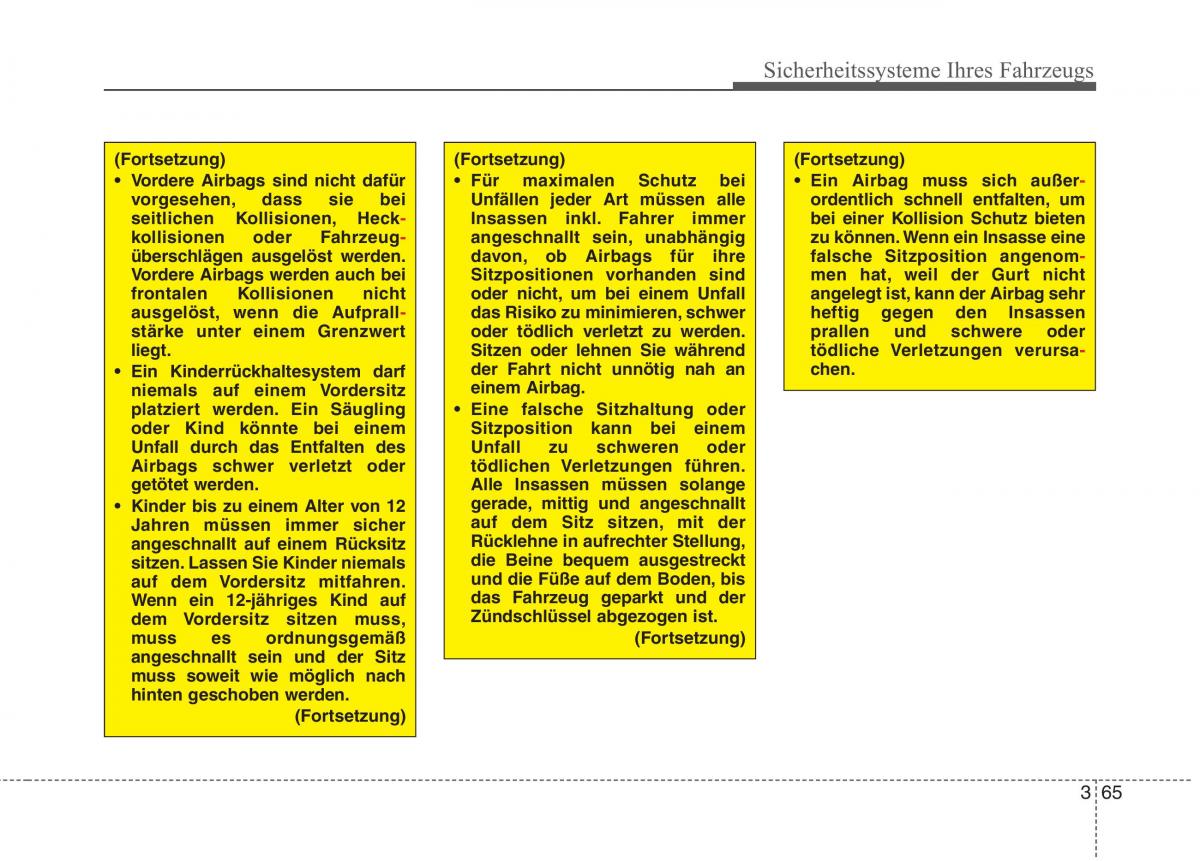 KIA Carens III 3 Handbuch / page 84