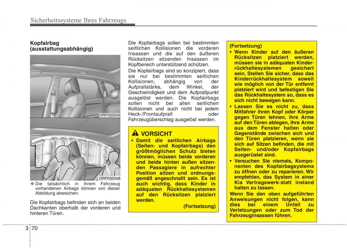 KIA Carens III 3 Handbuch / page 89