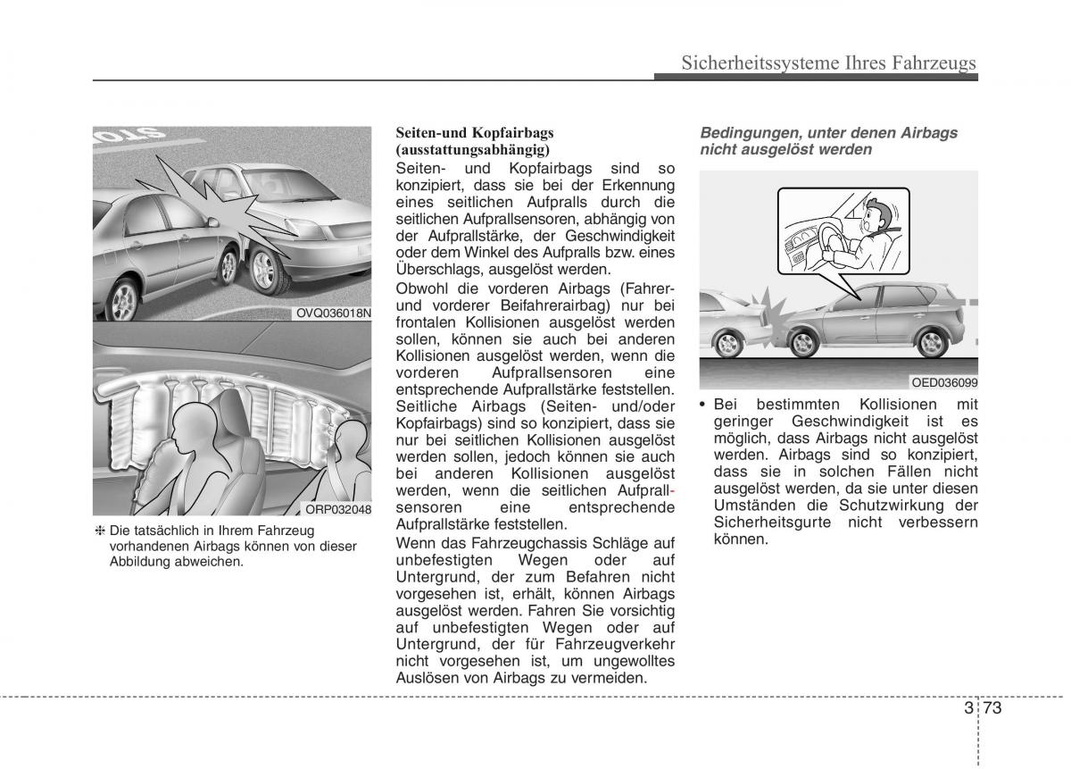 KIA Carens III 3 Handbuch / page 92