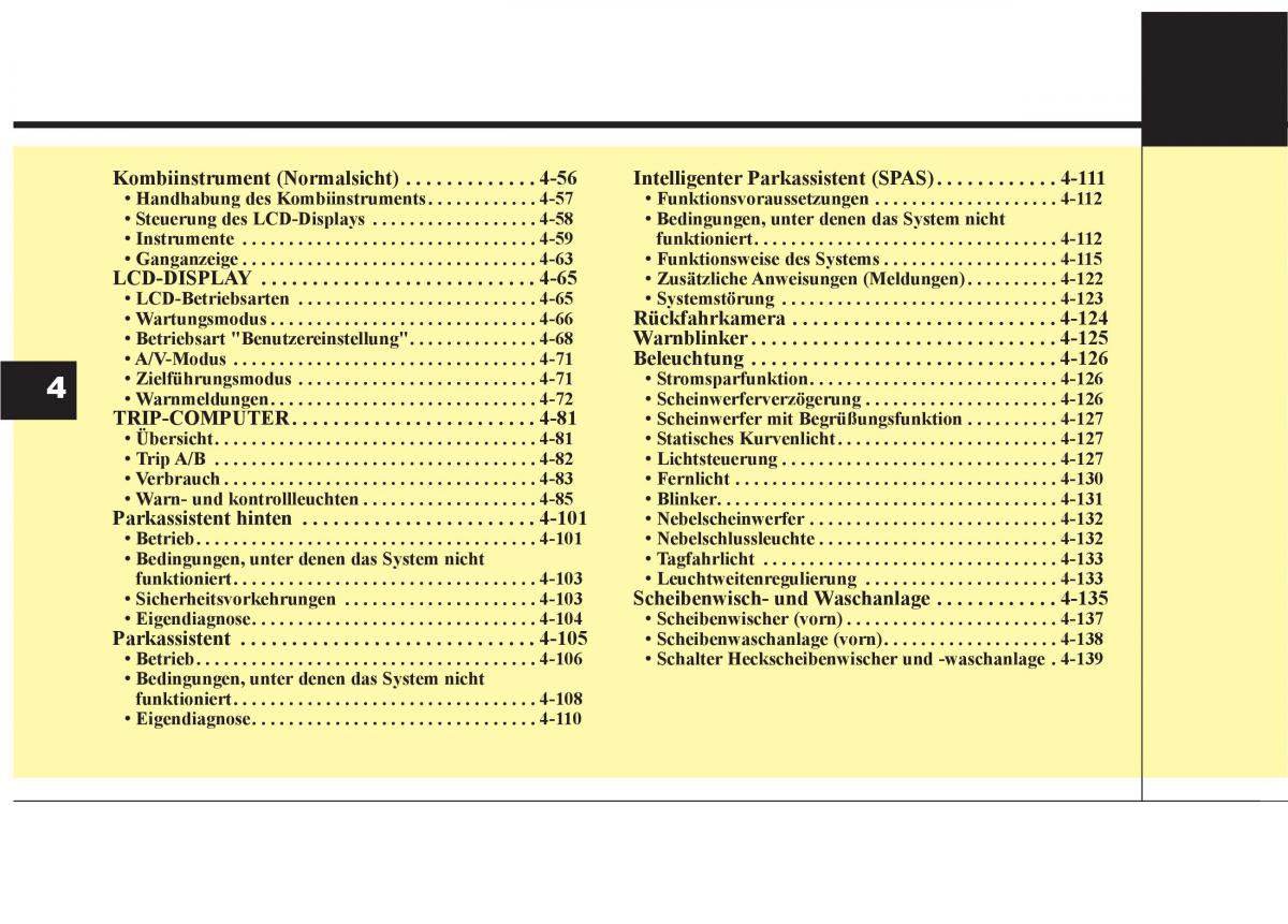 KIA Carens III 3 Handbuch / page 100