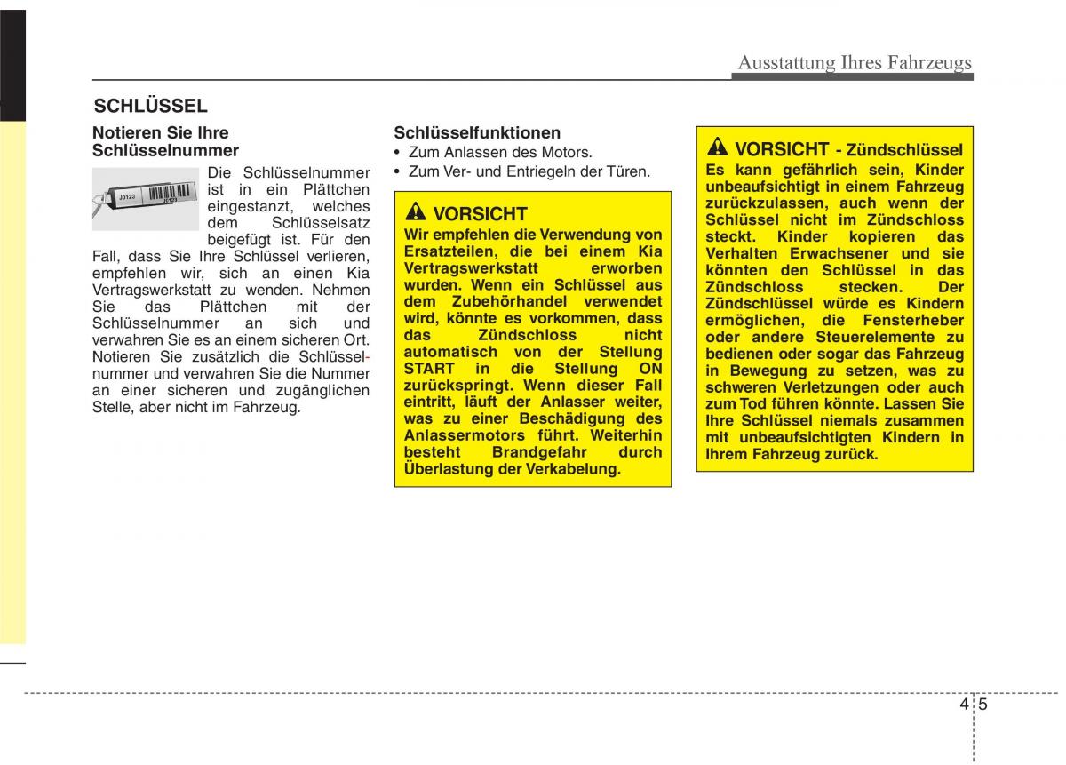 KIA Carens III 3 Handbuch / page 103