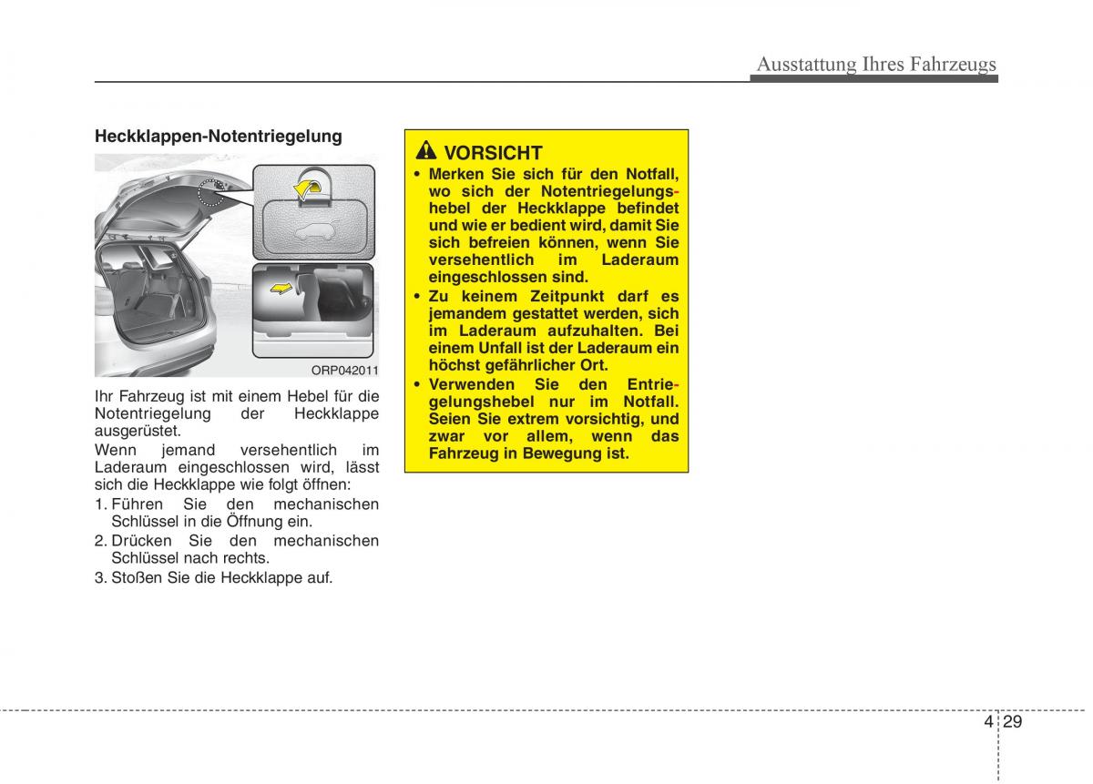 KIA Carens III 3 Handbuch / page 127