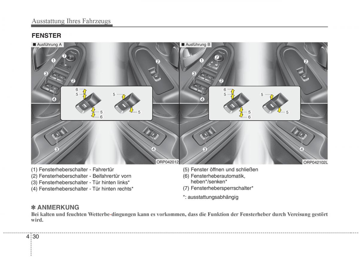 KIA Carens III 3 Handbuch / page 128