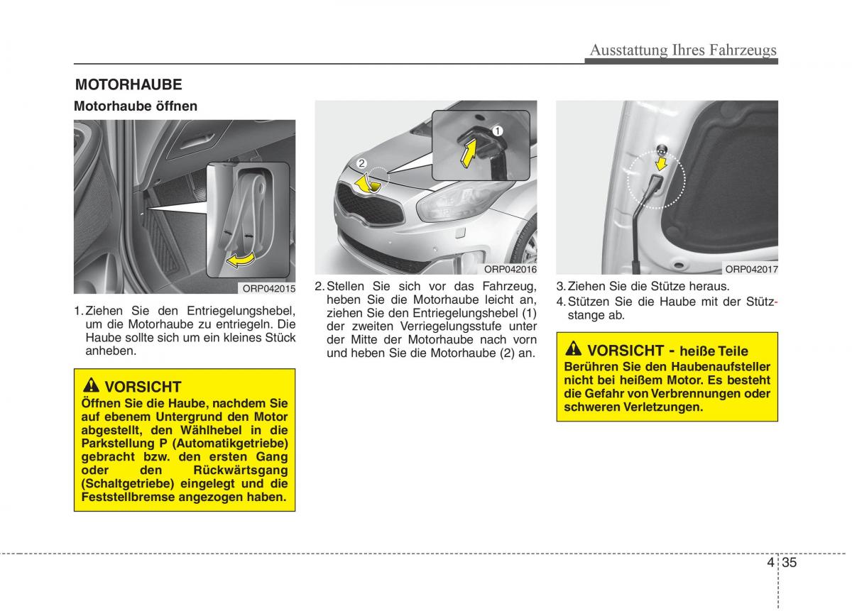 KIA Carens III 3 Handbuch / page 133