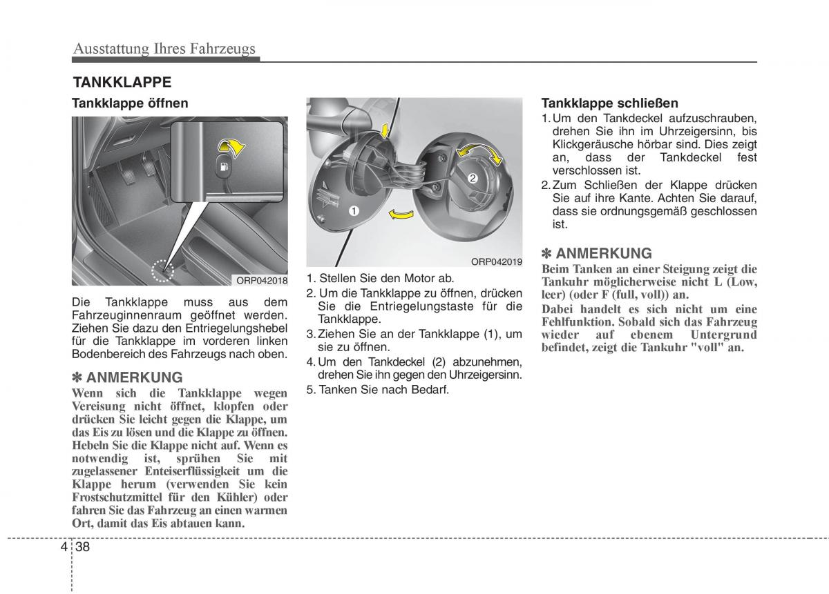 KIA Carens III 3 Handbuch / page 136