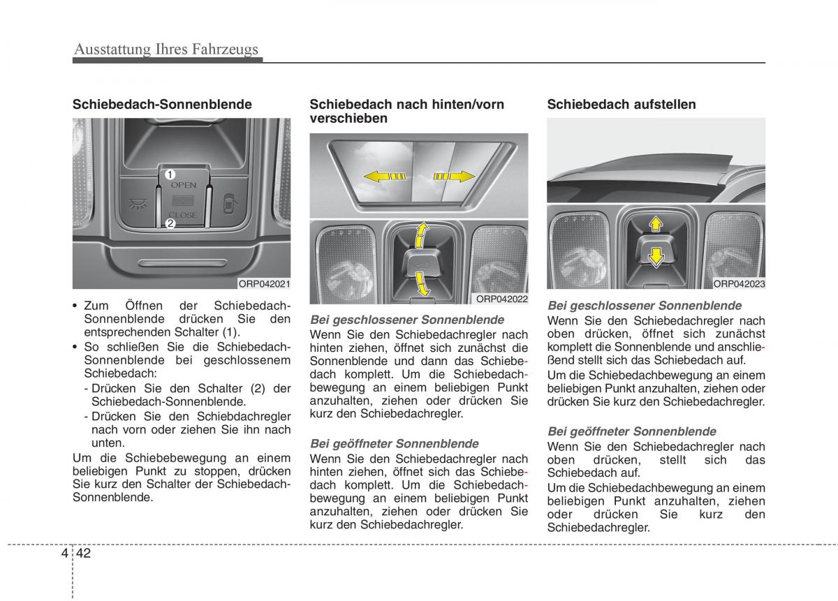 KIA Carens III 3 Handbuch / page 140