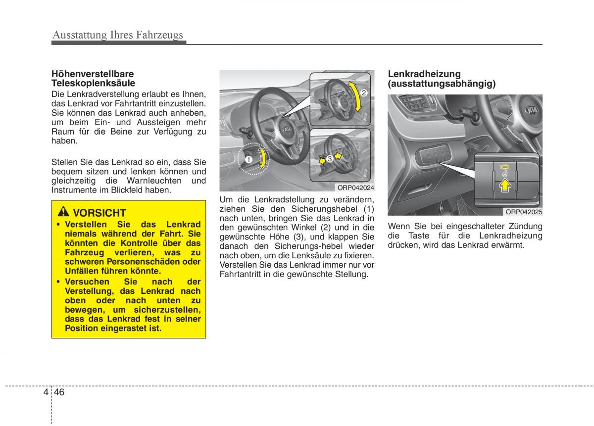 KIA Carens III 3 Handbuch / page 144