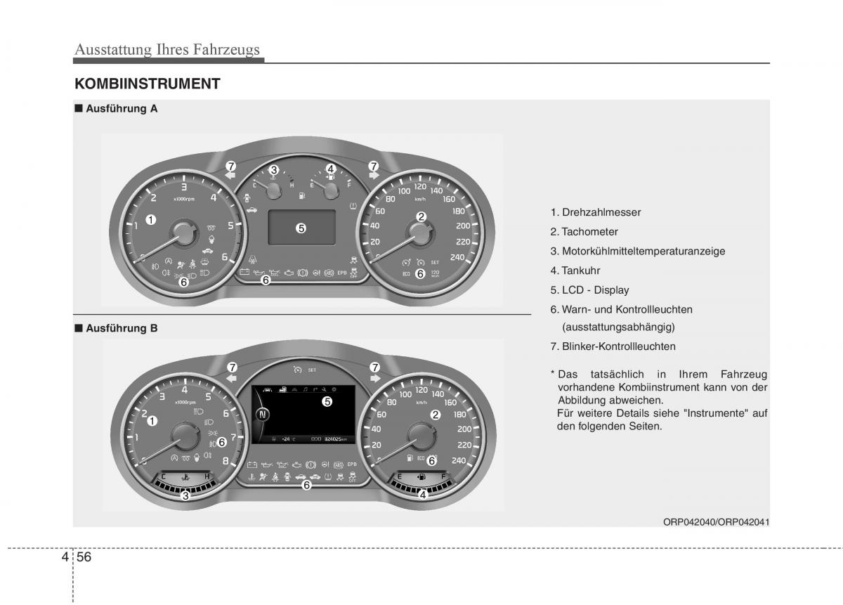 KIA Carens III 3 Handbuch / page 154