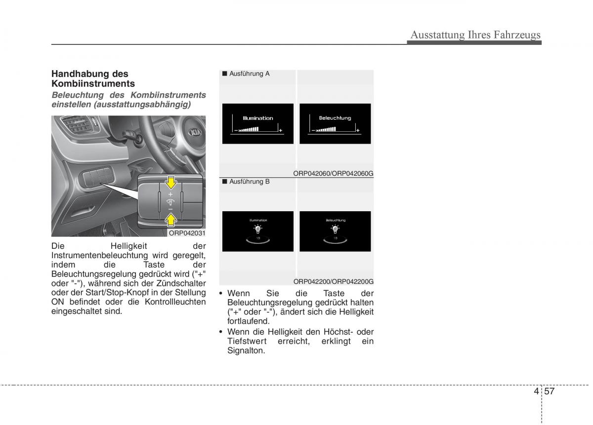 KIA Carens III 3 Handbuch / page 155