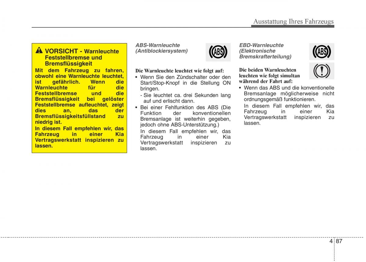 KIA Carens III 3 Handbuch / page 185