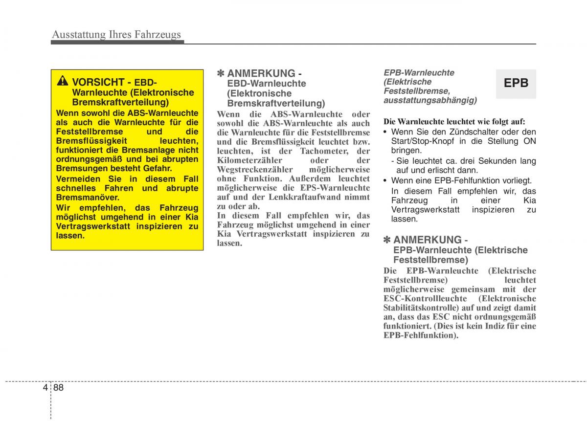 KIA Carens III 3 Handbuch / page 186