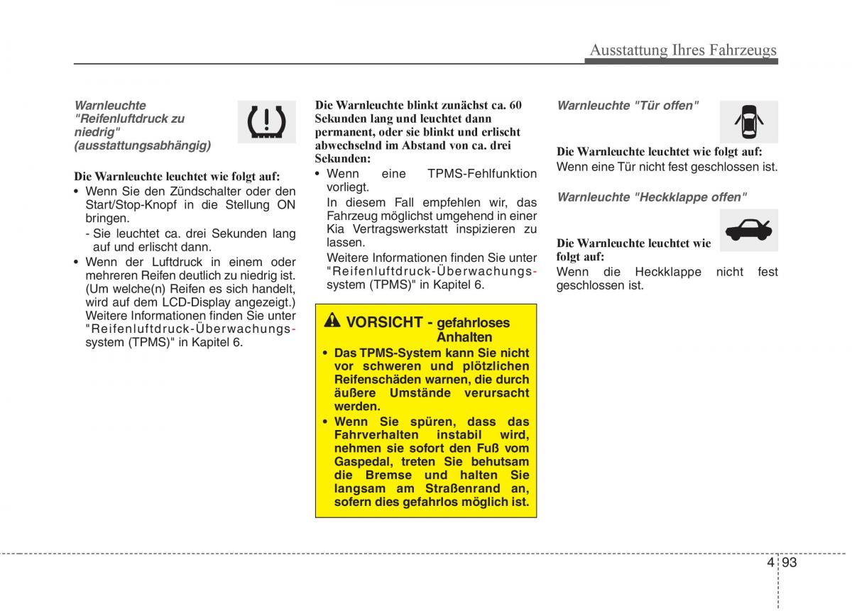 KIA Carens III 3 Handbuch / page 191