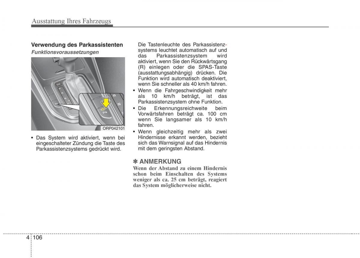 KIA Carens III 3 Handbuch / page 204